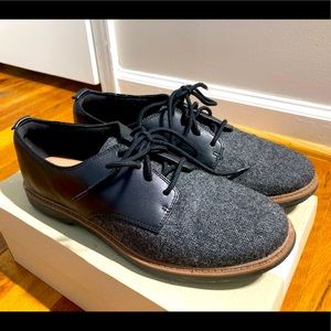 Clarks Raisie Bloom, Black Tweed Combination, Sz 8